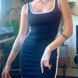 Black Casual Skinny Bodycon Dress